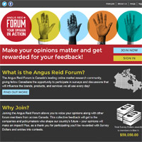 Angus Reid Forum Website