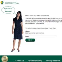 Corsential Surveys Website