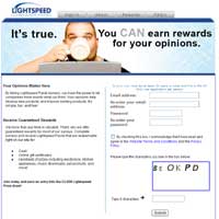 Lightspeed Research Surveys Website